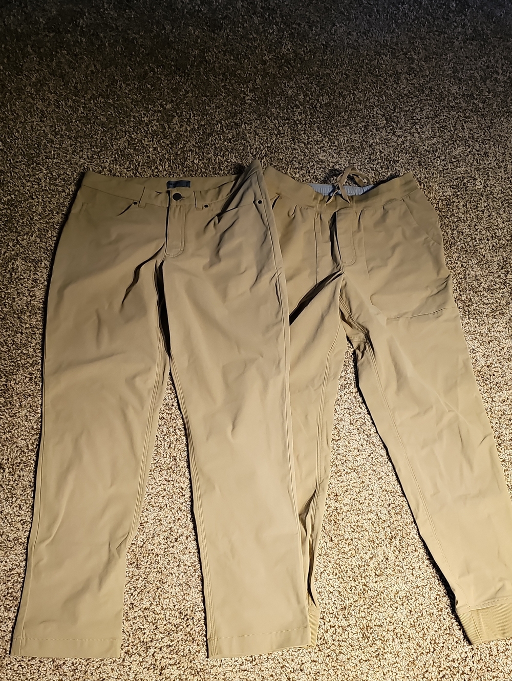 Boys Khaki Stretch Performance Pants WVA VRST 30 30
